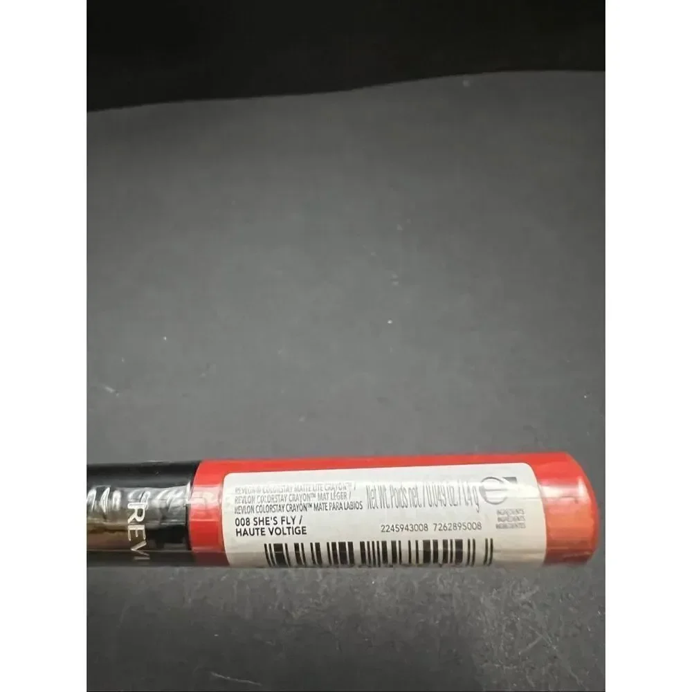 New Sealed Revlon Colorstay Matte Lite Crayon 008 She's Fly